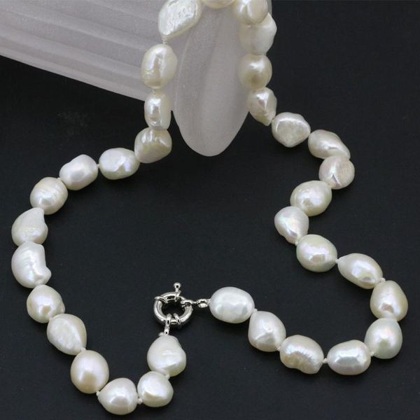 chains natural pearl necklace of fashion 2021 charming real 11-12mm south baroque white akoya 18" bv243, Silver
chains natural pearl necklace of fashion 2021 charming real 11-12mm south baroque white akoya 18" bv243, Silver
