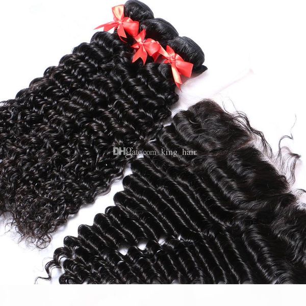 new arrival deep wave ear to ear full lace frontals with hair bundles 4pcs lot malaysian human hair with lace frontals, Black
new arrival deep wave ear to ear full lace frontals with hair bundles 4pcs lot malaysian human hair with lace frontals, Black