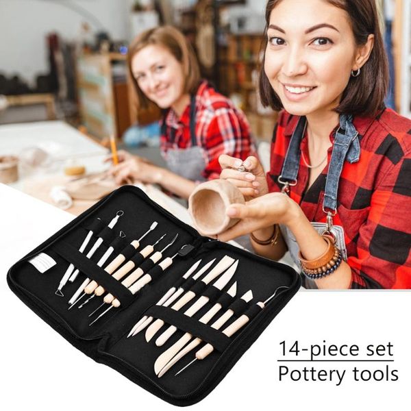 14pcs/set modeling clay knife shaper sculpting pottery carving tools wood handle stainless steel engraving cutter
14pcs/set modeling clay knife shaper sculpting pottery carving tools wood handle stainless steel engraving cutter