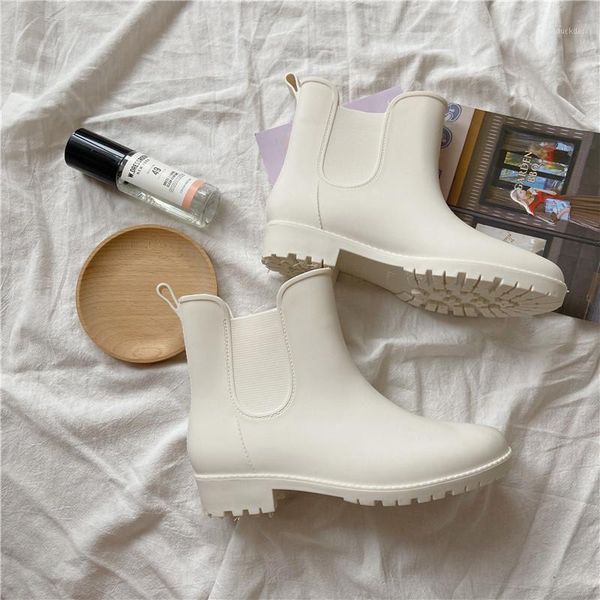 white shoes women waterproof ankle boots female casual winter padded boots for rain waterproof rianboots with sock1, Black
white shoes women waterproof ankle boots female casual winter padded boots for rain waterproof rianboots with sock1, Black
