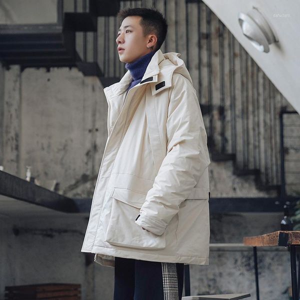 winter jacket men's warm thick fashion parka men solid color casual hooded coat man streetwear loose cotton jacket male clothes1, Black
winter jacket men's warm thick fashion parka men solid color casual hooded coat man streetwear loose cotton jacket male clothes1, Black