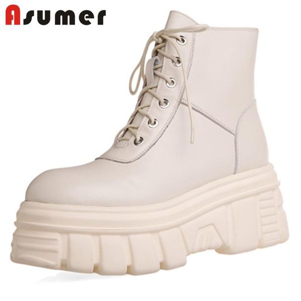 boots asumer 2021 autumn winter genuine leather ankle women shoes fashion punk casual ladies platform, Black
boots asumer 2021 autumn winter genuine leather ankle women shoes fashion punk casual ladies platform, Black