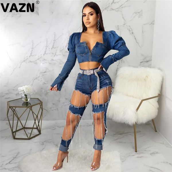 vazn blue elegant vintage high street denim 2020 slim coat full sleeve v-neck night club moto wind coat1, Black;brown
vazn blue elegant vintage high street denim 2020 slim coat full sleeve v-neck night club moto wind coat1, Black;brown