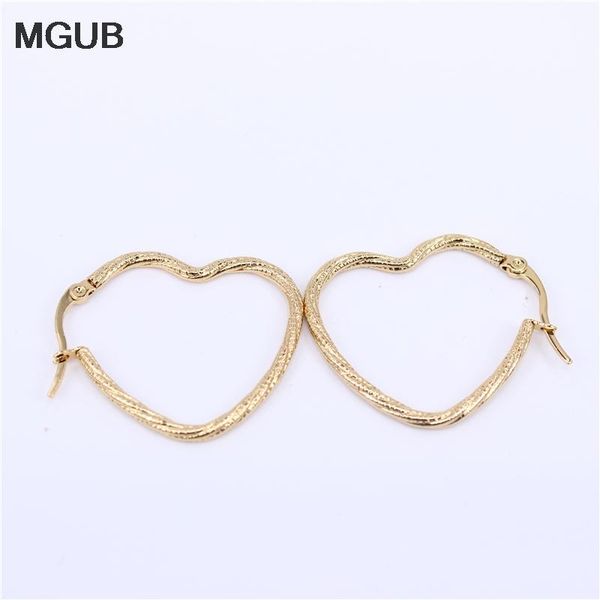 stainless steel jewelry hoop earrings exquisite popular heart - shaped earrings women gift fashion lh193, Golden;silver
stainless steel jewelry hoop earrings exquisite popular heart - shaped earrings women gift fashion lh193, Golden;silver