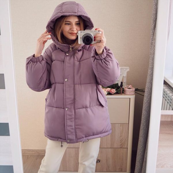 womens coats autumn winter 2020 new korean hooded coat thick quilted cotton parkas oversized jacket female ins fashion, Black
womens coats autumn winter 2020 new korean hooded coat thick quilted cotton parkas oversized jacket female ins fashion, Black