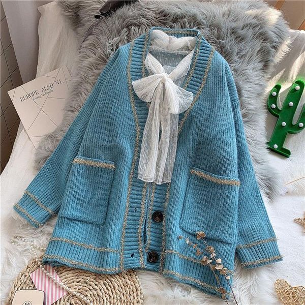 women's 2020 autumn spring casual loose cardigans female single breasted v-neck knitted sweaters ladies solid outwear jumper g30, White
women's 2020 autumn spring casual loose cardigans female single breasted v-neck knitted sweaters ladies solid outwear jumper g30, White