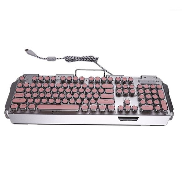 x10 retro round typewriter light transmission keycap wired mechanical gaming keyboard multiple light effects round1
x10 retro round typewriter light transmission keycap wired mechanical gaming keyboard multiple light effects round1
