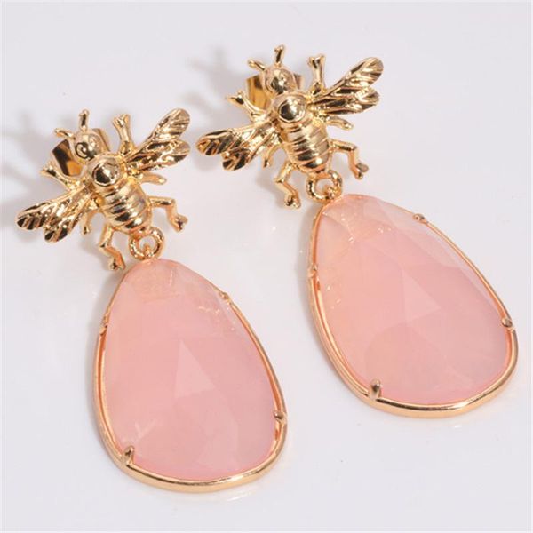 ywospx bohemian big zircon drop earings gold bee dangle earrings for women jewelry luxury wedding engagement statement brincos, Silver
ywospx bohemian big zircon drop earings gold bee dangle earrings for women jewelry luxury wedding engagement statement brincos, Silver