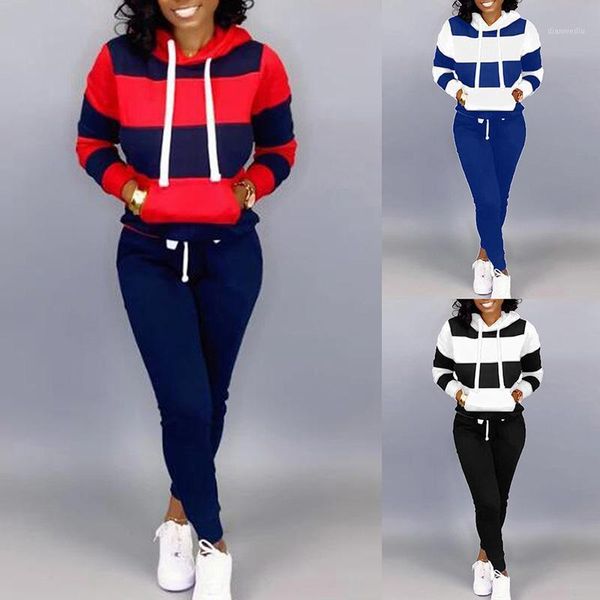 running sets vertvie 2021 autumn 2 piece sweat set hoodies sweatshirt pants casual sports suit for women striped tracksuit joggers1, Black;blue
running sets vertvie 2021 autumn 2 piece sweat set hoodies sweatshirt pants casual sports suit for women striped tracksuit joggers1, Black;blue