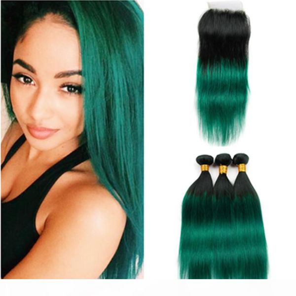 #1b green ombre straight brazilian human hair 3bundles with closure 4pcs lot ombre green human hair weave bundles with lace closure 4x4, Black
#1b green ombre straight brazilian human hair 3bundles with closure 4pcs lot ombre green human hair weave bundles with lace closure 4x4, Black