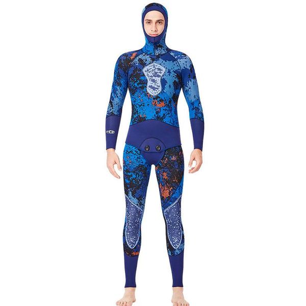 professional fish hunting suit 3mm camouflage diving suit split hood warm winter swimming snorkeling
professional fish hunting suit 3mm camouflage diving suit split hood warm winter swimming snorkeling