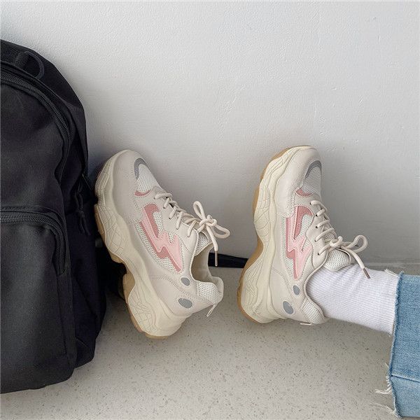 women trendy retro daddy shoes female wisdom white black sneakers winter pink plus velvet casual all match 36-40
women trendy retro daddy shoes female wisdom white black sneakers winter pink plus velvet casual all match 36-40