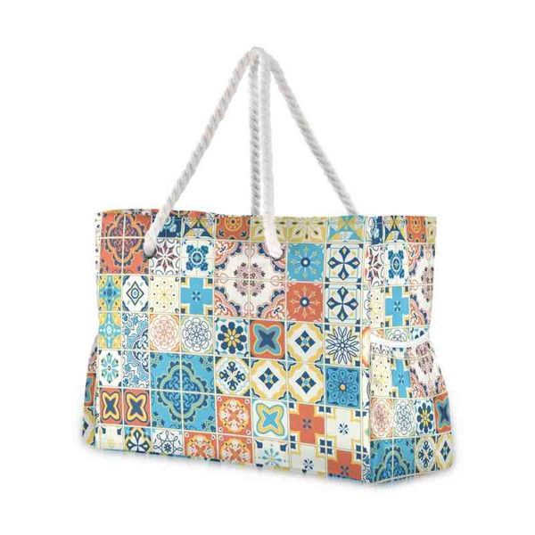 shopping bag, women's beach bag, mediterranean style waterproof summer handbag, large handle, holographic handbag en 220310
shopping bag, women's beach bag, mediterranean style waterproof summer handbag, large handle, holographic handbag en 220310