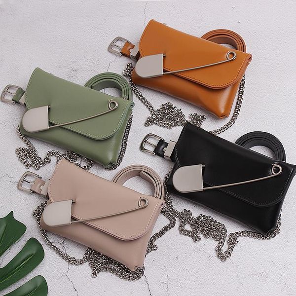 2020 autumn european street pin buckle women waist belt bags brand green camel pu chain shoulder bag phone money fanny pack bags
2020 autumn european street pin buckle women waist belt bags brand green camel pu chain shoulder bag phone money fanny pack bags