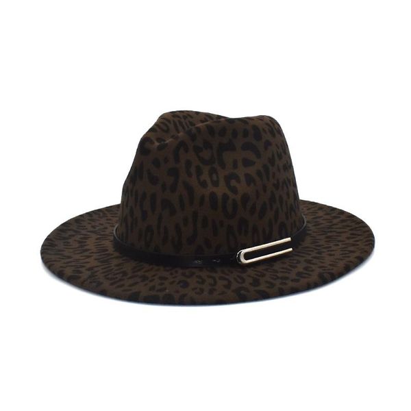 wide brim hats winter fashion leopard printing jazz fedoras men women vintage trilby cap leisure big felt panama hat f101, Blue;gray
wide brim hats winter fashion leopard printing jazz fedoras men women vintage trilby cap leisure big felt panama hat f101, Blue;gray