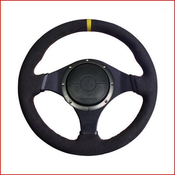 steering wheel covers black suede yellow marker hand sew cover for mitsubishi lancer evolution 8 viii 9 ix1
steering wheel covers black suede yellow marker hand sew cover for mitsubishi lancer evolution 8 viii 9 ix1