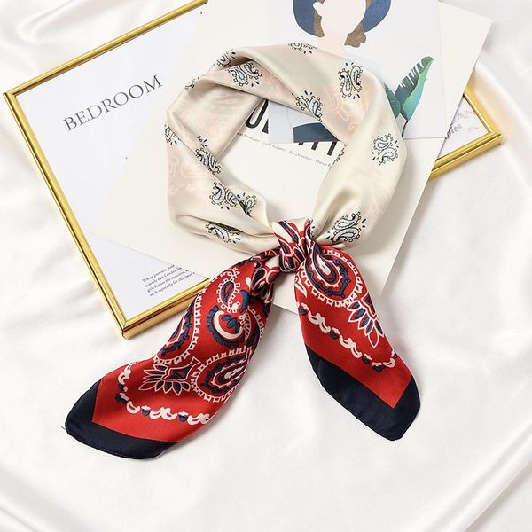 winter new paisley print foulard women fashion silk bandana square scarf neckwear chic decoration, Blue;gray
winter new paisley print foulard women fashion silk bandana square scarf neckwear chic decoration, Blue;gray
