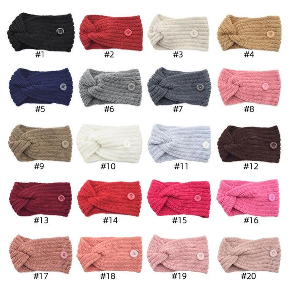 36 styles button knitted headbands winter warmer hairband for women cross cable knitted headwrap stretch ear headband gift, Silver
36 styles button knitted headbands winter warmer hairband for women cross cable knitted headwrap stretch ear headband gift, Silver