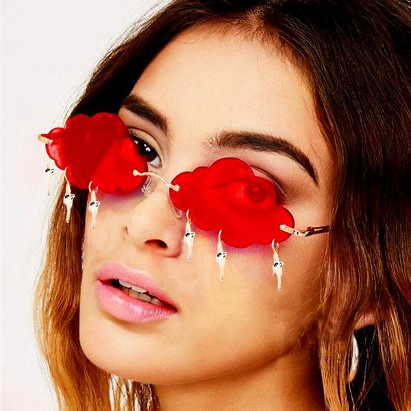 sunglasses 2021 fashion rimless cloud tassel women men design retro metal personality sun glasses for female uv400, White;black
sunglasses 2021 fashion rimless cloud tassel women men design retro metal personality sun glasses for female uv400, White;black