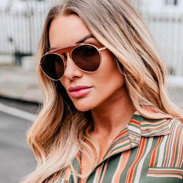 sunglasses leather frame punk round men women 2021 sun glasses for female male vintage brown shades, White;black
sunglasses leather frame punk round men women 2021 sun glasses for female male vintage brown shades, White;black