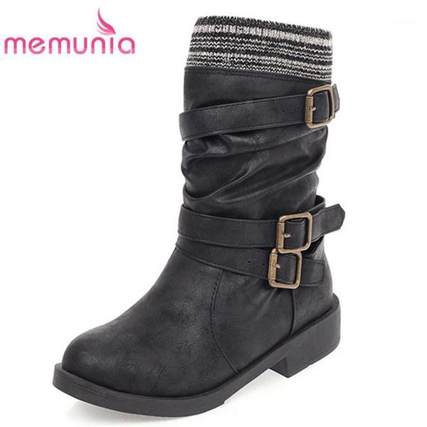memunia 2020 new arrival ankle boots women round toe buckle autumn winter boots low heels fashion shoes woman short1, Black
memunia 2020 new arrival ankle boots women round toe buckle autumn winter boots low heels fashion shoes woman short1, Black