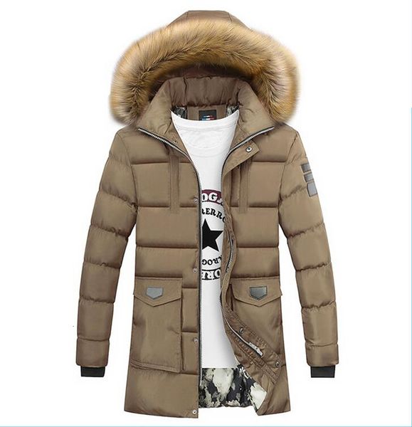 brand new men's down jacket coat mens winter medium length zipper thickened hat removable cotton outwear coat men casual warm outwear m, Black
brand new men's down jacket coat mens winter medium length zipper thickened hat removable cotton outwear coat men casual warm outwear m, Black