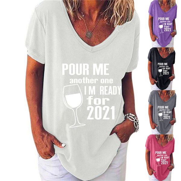 plus size women designer t-shirt summer wine cup trendy t shirt pour me another one i am ready for 2021 letter tshirt blouse tee g10501, White
plus size women designer t-shirt summer wine cup trendy t shirt pour me another one i am ready for 2021 letter tshirt blouse tee g10501, White
