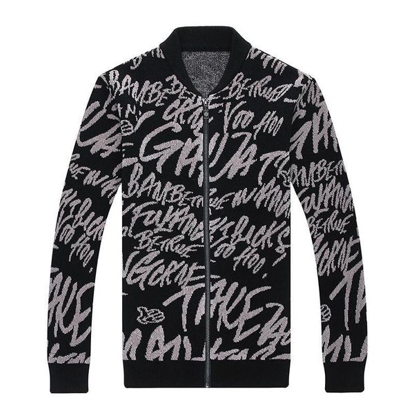 knitted coat 2020 autumn and winter korean style trendy sweater baseball uniform slim fit thickened youth top, White;black
knitted coat 2020 autumn and winter korean style trendy sweater baseball uniform slim fit thickened youth top, White;black