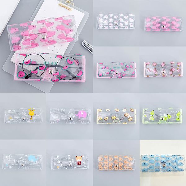 cartoon transparent box cute animals protection carry case korean portable travel pvc glasses accessoires
cartoon transparent box cute animals protection carry case korean portable travel pvc glasses accessoires