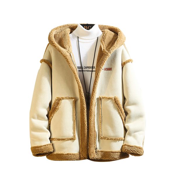 marchwind fashion winter man long sleeve coats and jackets men's 2019 thick buckskin imitation lambskin warm bomber hooded jacket 5xl, Black;brown
marchwind fashion winter man long sleeve coats and jackets men's 2019 thick buckskin imitation lambskin warm bomber hooded jacket 5xl, Black;brown