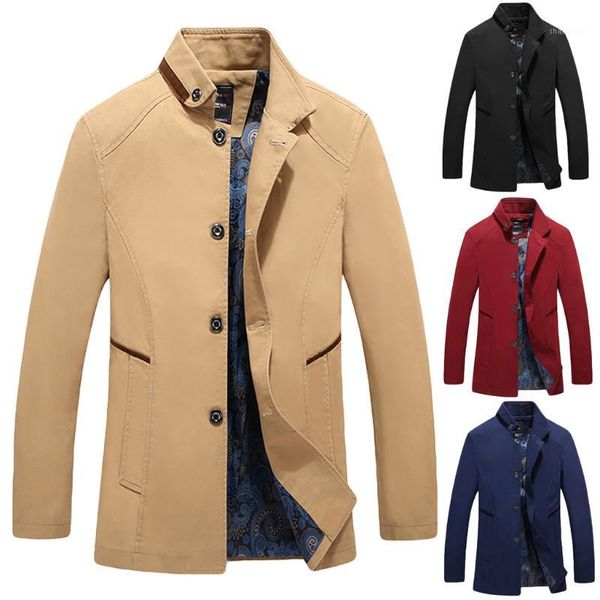 men jacket autumn winter business casual pure color medium length jaqueta masculino windbreaker coat camperas de hombre 20191, Black;brown
men jacket autumn winter business casual pure color medium length jaqueta masculino windbreaker coat camperas de hombre 20191, Black;brown