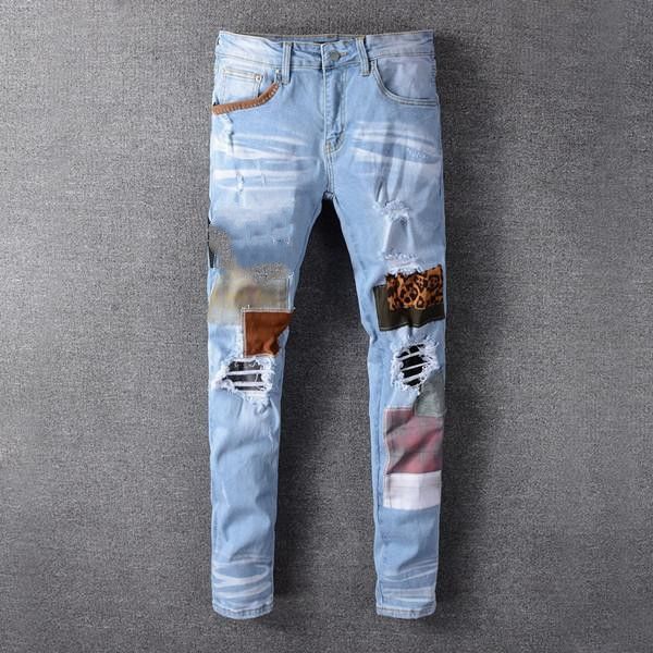 mens jeans official distressed motorcycle biker jean rock skinny slim ripped hole letter brand 9 colors denim pants size 28-38, Blue
mens jeans official distressed motorcycle biker jean rock skinny slim ripped hole letter brand 9 colors denim pants size 28-38, Blue