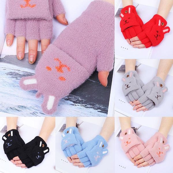 five fingers gloves 2021 women winter knit half finger cute cartoon cat ears fingerless mittens plush thicken female warm touch screen flip, Blue;gray
five fingers gloves 2021 women winter knit half finger cute cartoon cat ears fingerless mittens plush thicken female warm touch screen flip, Blue;gray