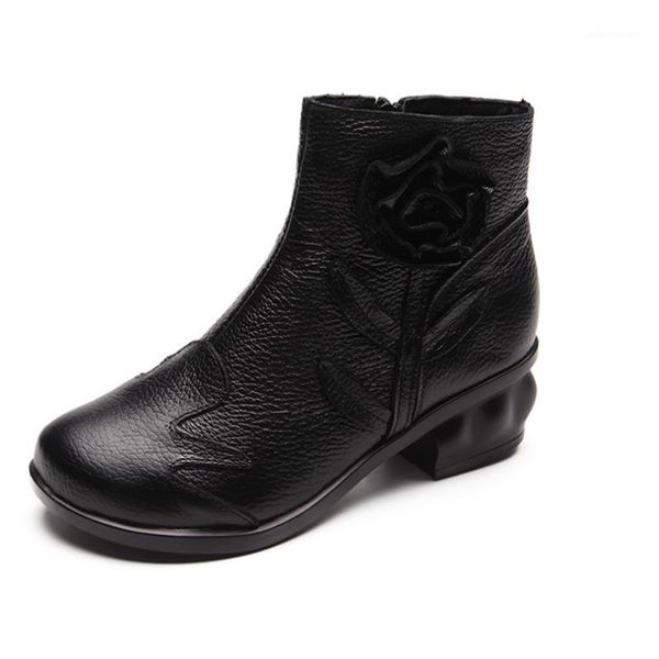 boots ankle for women autumn winter genuine leather naturalmother oxfords shoes med heels zipperhandmade female warm flowers1, Black
boots ankle for women autumn winter genuine leather naturalmother oxfords shoes med heels zipperhandmade female warm flowers1, Black