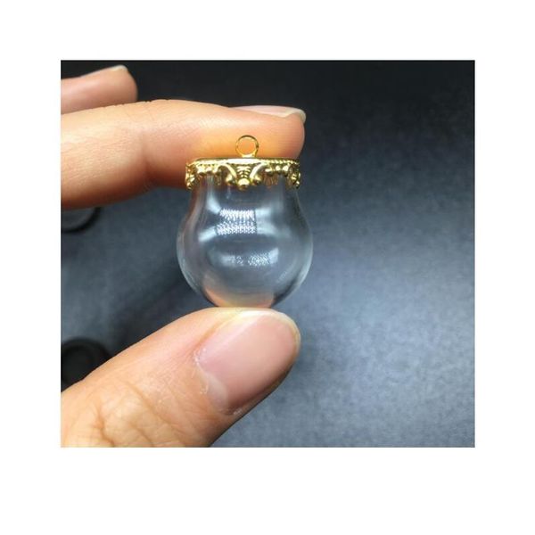 20sets 20*15mm miniature terrarium glass bubble metal crown base tray jewelry necklace lanugo vial pendant diy wishing bbyesn, Black
20sets 20*15mm miniature terrarium glass bubble metal crown base tray jewelry necklace lanugo vial pendant diy wishing bbyesn, Black
