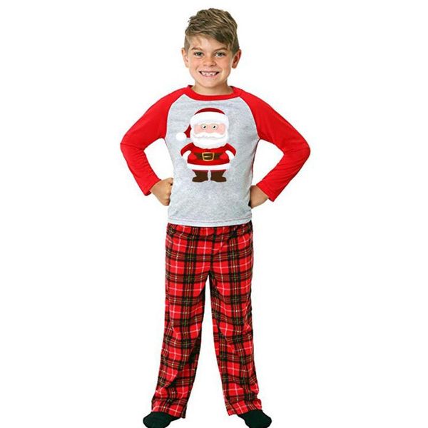 women's tracksuits family christmas parent-child home service suit pajamas striped long-sleeved trousers 2 piece, Gray
women's tracksuits family christmas parent-child home service suit pajamas striped long-sleeved trousers 2 piece, Gray