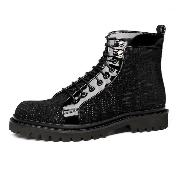 new men leather boots work cowhide lace-up soft-sole trend genuine leather pointed toe ankle cow full grain1, Black
new men leather boots work cowhide lace-up soft-sole trend genuine leather pointed toe ankle cow full grain1, Black