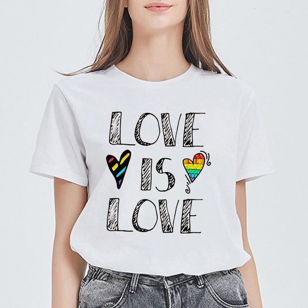 new t shirt women love is love harajuku lgbt t-shirt pretty fashion tshirt plus size ropa mujer lively lovely tee shirt, White
new t shirt women love is love harajuku lgbt t-shirt pretty fashion tshirt plus size ropa mujer lively lovely tee shirt, White