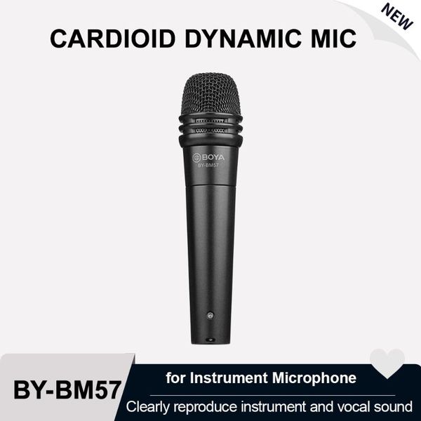 boya by-bm57 cardioid dynamic microphone 6.35mm output aluminum zinc alloy band instrument vocal speaker live audio recording
boya by-bm57 cardioid dynamic microphone 6.35mm output aluminum zinc alloy band instrument vocal speaker live audio recording