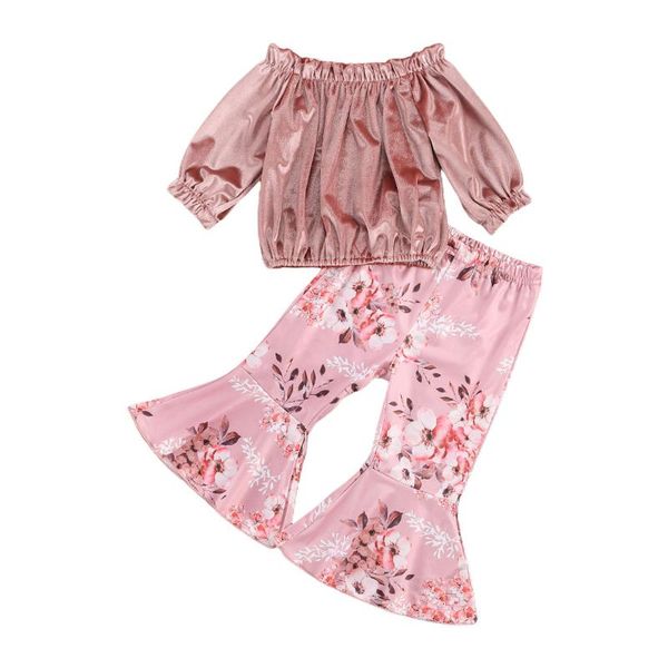 1-5y children girls clothing sets fashion auutmn toddler baby girls velvet off shoulder +floral print flare pants trousers, White
1-5y children girls clothing sets fashion auutmn toddler baby girls velvet off shoulder +floral print flare pants trousers, White