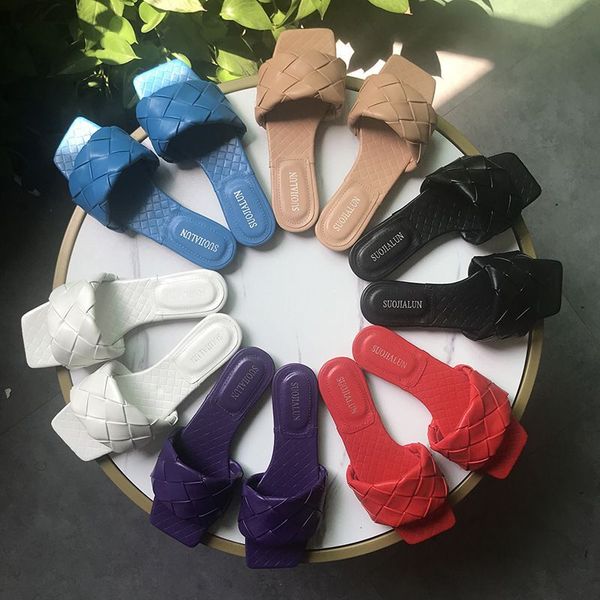branded women padded sandals chic girl summer comfortable flat slipper lady quilted leather squared sole slides mule 35-41, Black
branded women padded sandals chic girl summer comfortable flat slipper lady quilted leather squared sole slides mule 35-41, Black