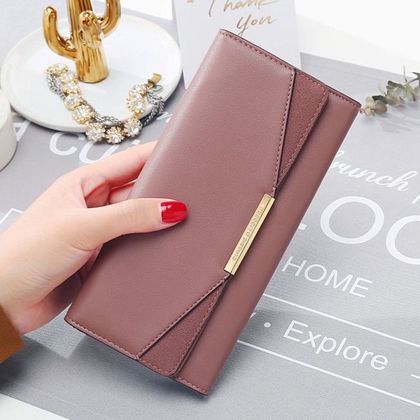 leather women's wallets new fashion simplicity multifunction large capacity long female wallet women solid color purses
leather women's wallets new fashion simplicity multifunction large capacity long female wallet women solid color purses