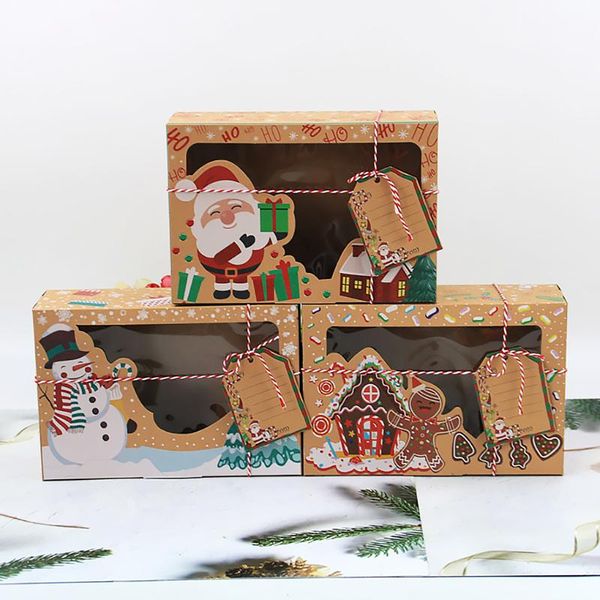 12pcs/pack christmas cookie boxes bakery gift boxes european new style kraft paper box kraft paper large christmas candy box
12pcs/pack christmas cookie boxes bakery gift boxes european new style kraft paper box kraft paper large christmas candy box