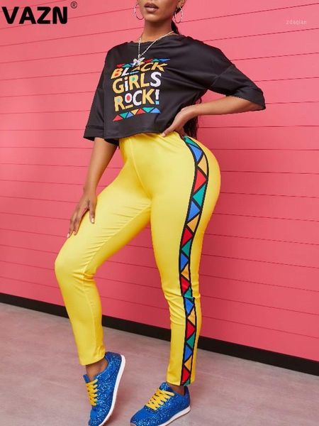 vazn 2020 plus size sweet daily letter young energy half sleeve group long pants tracksuits women 2 pieces set1, Gray
vazn 2020 plus size sweet daily letter young energy half sleeve group long pants tracksuits women 2 pieces set1, Gray