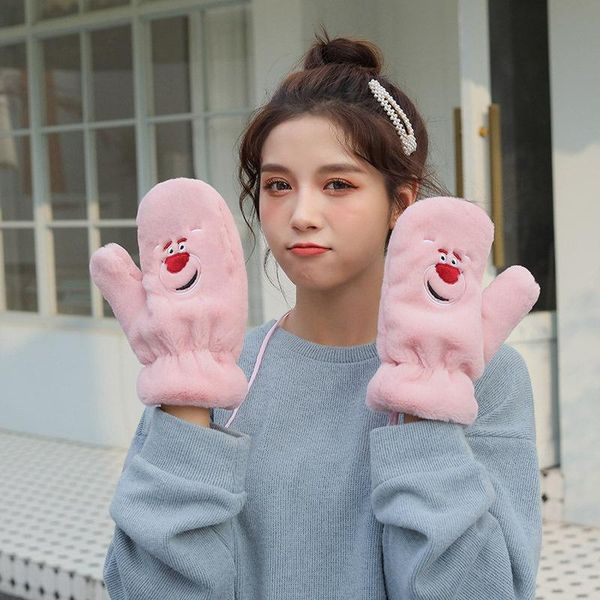 autumn and winter plush student mitten female plus velvet thickened warm and cold embroidered cartoon hanging neck gloves l38, Blue;gray
autumn and winter plush student mitten female plus velvet thickened warm and cold embroidered cartoon hanging neck gloves l38, Blue;gray