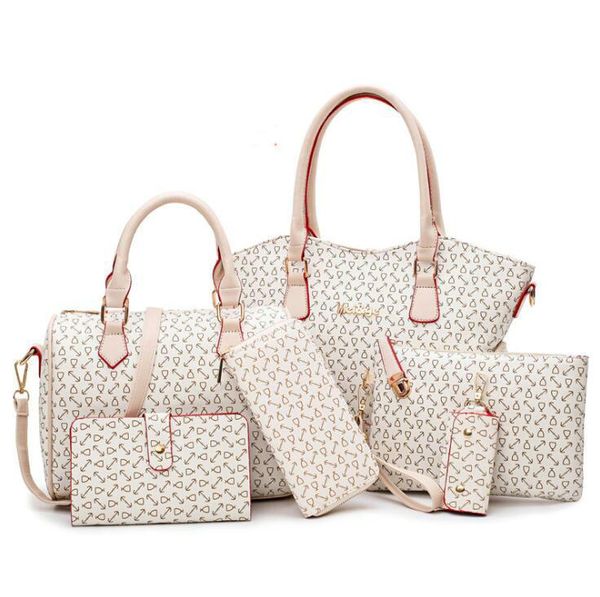 2021 new women bags leather handbags fashion shoulder bag female purse 6-piece set designer brand bolsa feminina
2021 new women bags leather handbags fashion shoulder bag female purse 6-piece set designer brand bolsa feminina