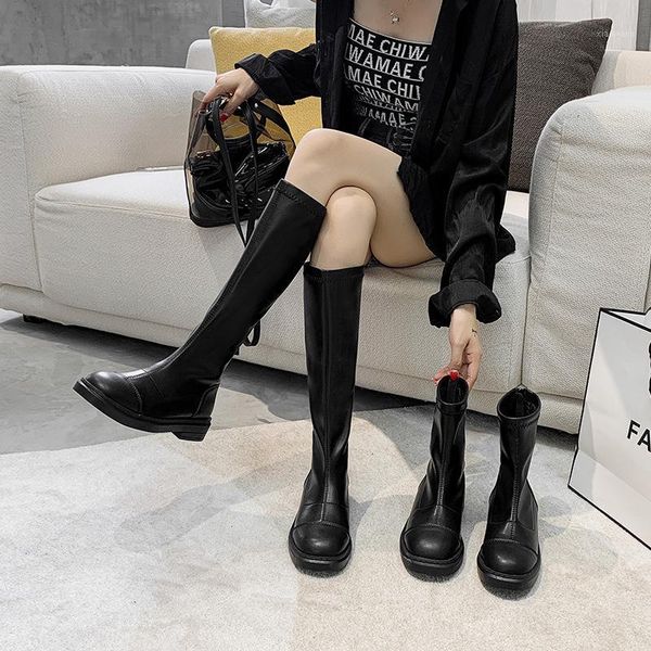 plus size boots womenknee boots women's autumn and winter 2021new zipper elastic high 32-43 size shoes1, Black
plus size boots womenknee boots women's autumn and winter 2021new zipper elastic high 32-43 size shoes1, Black