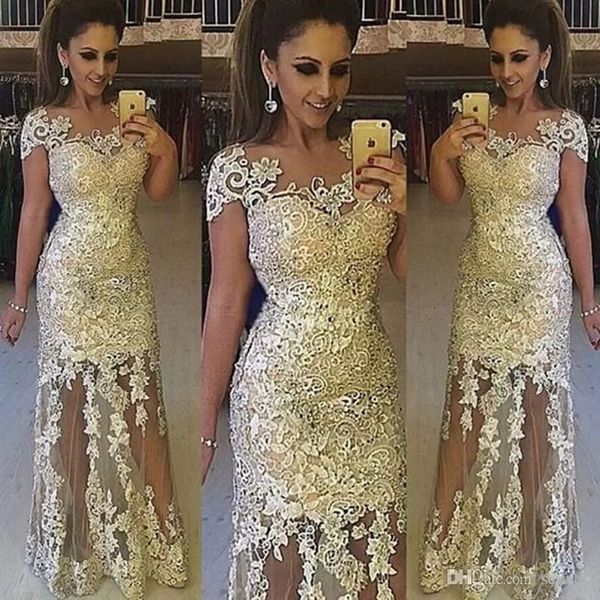 elegant illusion lace evening dresses applique cap sleeves sheath prom dress see through floor length evening gowns custom made, Black;red
elegant illusion lace evening dresses applique cap sleeves sheath prom dress see through floor length evening gowns custom made, Black;red