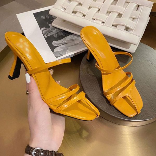 slippers summer mules heels women 2021 fashion square toe high sandals stiletto ladies dress slides shoes1, Black
slippers summer mules heels women 2021 fashion square toe high sandals stiletto ladies dress slides shoes1, Black