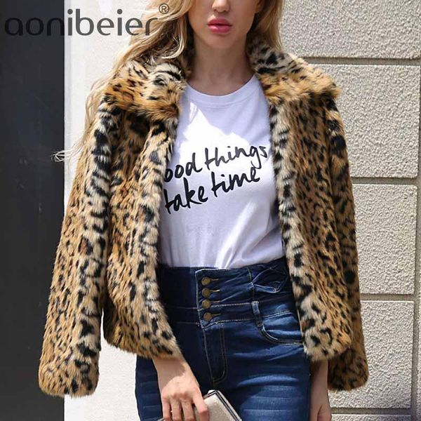 aonibeier осень зима мода leopard печать искусственный мех пальто женщины куртка с длинным рукавом нагрудных плюшевые короткие тонкого keep, Black
aonibeier осень зима мода leopard печать искусственный мех пальто женщины куртка с длинным рукавом нагрудных плюшевые короткие тонкого keep, Black